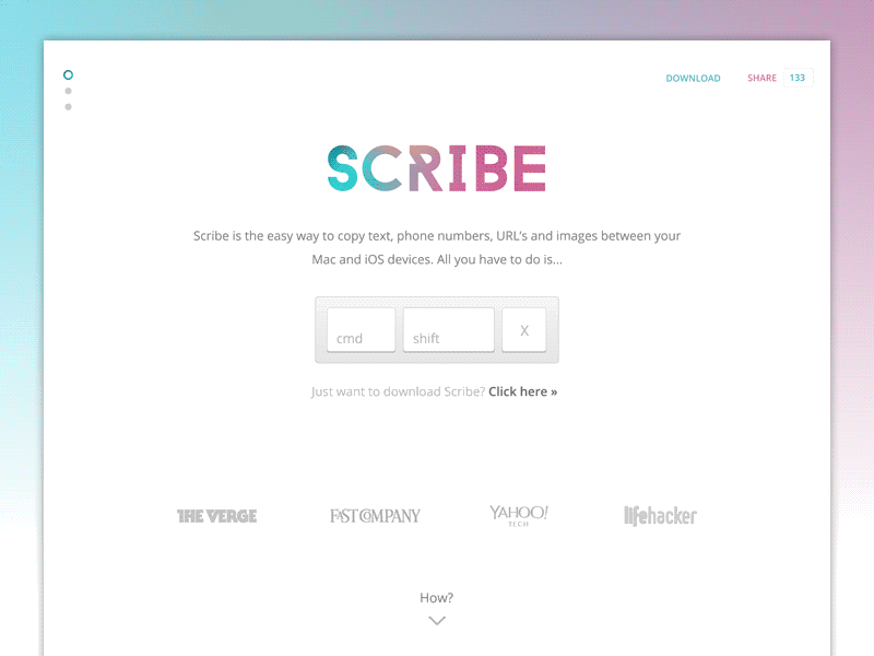 Scribe Web animation branding flat gif homepage ui ux web webdesign website