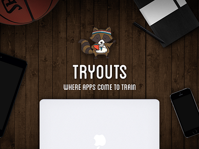 Tryouts.io beta illustration ios mac mascot osx tryouts ui website