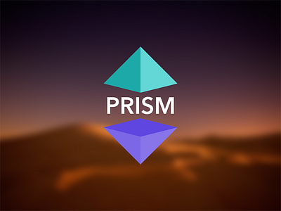 Prism branding flat identity image logo prism