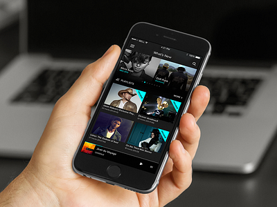 Tidal redesign ios iphone music spotify tidal ui