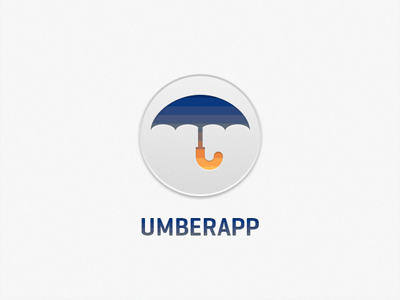 Umberapp design interface iphone rain ui umbrella weather