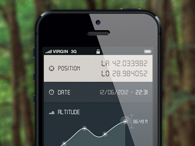 Locate App altitude gps iphone locate position