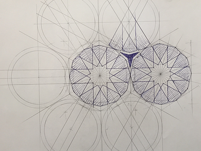 Geometric Islamic pattern artwork geometric illustration pattern wip
