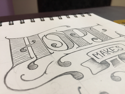 Hope makes you sleep artwork calligraphy handlettering illustration lettering typography typographymasters