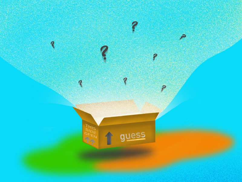 Guess concept procreate drawing illustration artwork guess