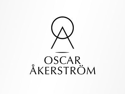 Oscar Åkerström - Logo branding design logo mark minimalistic monogram oa two letter