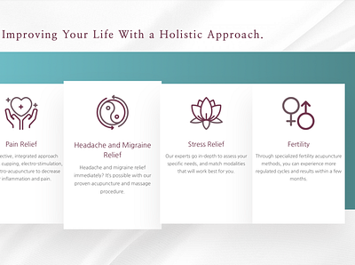 Website design for Precision Healing & Wellness branding design graphic design layout typography website design