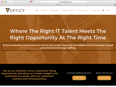 Verticy Solutions Website