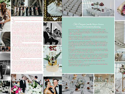 Wedding Magazine Photo Spread w/editorial editorial design graphic design grid indesign layout magazine design photos publication spread template wedding