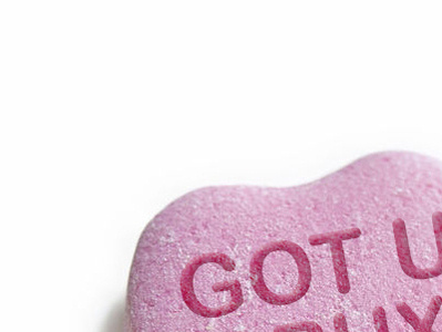 Candy Heart candy debossed filter graphic design heart photoshop pink typography valentine day