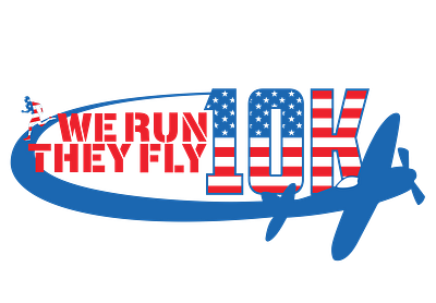 We Run They Fly Logo america american american flag design flight font graphic design illustrator cc logo patriotic red white and blue typography vector veterans