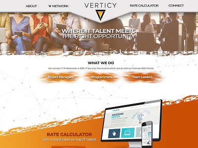 Verticy Homepage Redesign