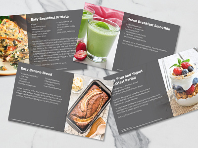 E-Cards - Recipes design ecard font food graphic design indesign layout recipes tips typography