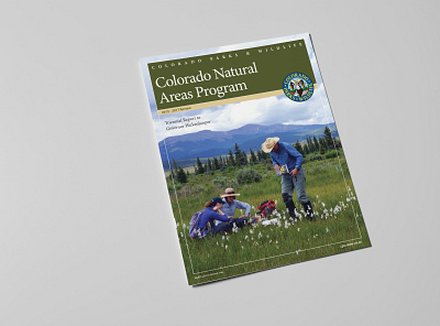 Colorado Parks & Wildlife Annual Report annual report colorado layout national park natural nature print print design typography