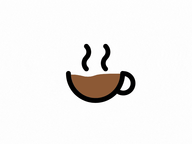 Coffee Shot =P agency animation brand branding coffee creative design flat icon illustration logo motion