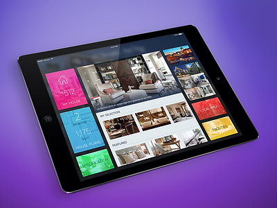 Ipad App Concept for Apartments In Development apartment concept construction ipad