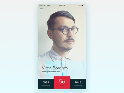 Daily UI - Day 6: User Profile