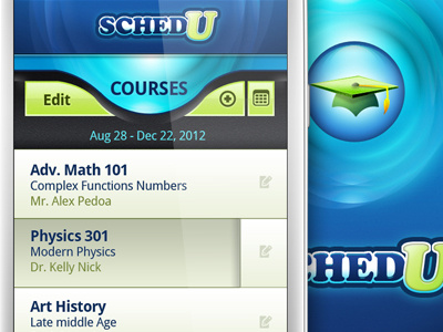 Sched U App android app interface ui