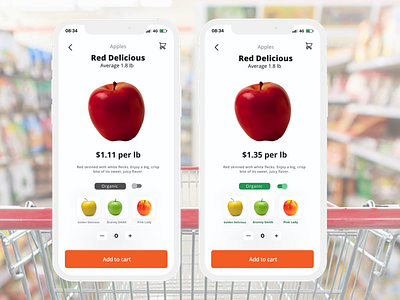 UI Challenge - Mobile Grocery Browsing