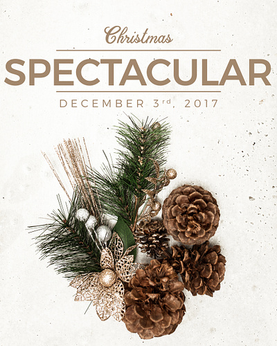 Christmas Spectacular - 2017 branding design icon illustration illustrator lettering logo minimal typography