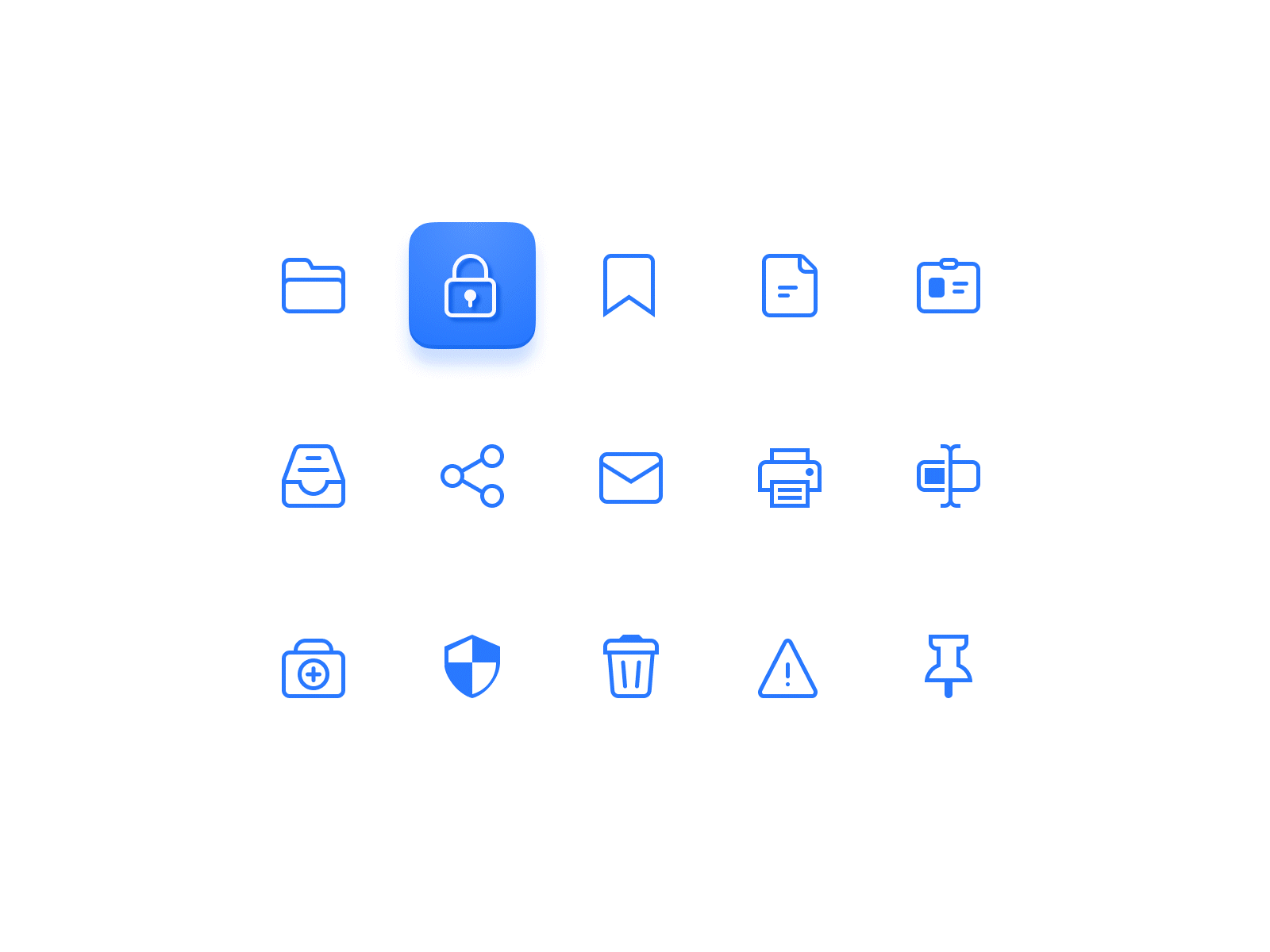 Password Manager icons