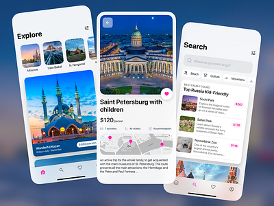 Travel app android app design ios travel ui