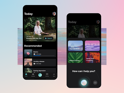 Meditation App Concept