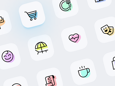Personal finance icons graphic design icon icon design icon set icons ui