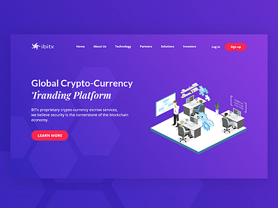 Crypto Currency website redesign