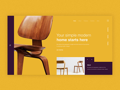 Furniture landing page colorful clean colorful furniture furniture landing page