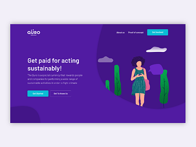 Quro website design clean landing page landing page concept ui uidesign ux