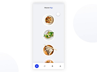 Food app for Daily Creative Challenge app daily creative challenge food mobile