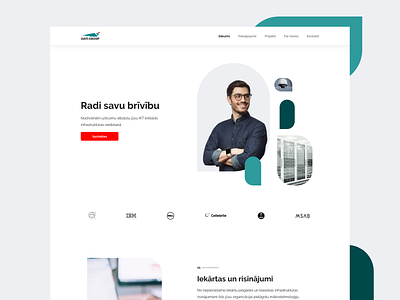 Design concept for landing page