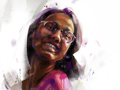 Jhumko bangladesh digital portrait digitalart limon portrait