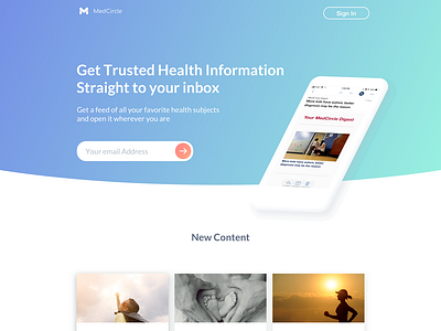 Website for MedCircle