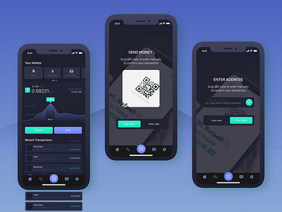 Crypto wallet concept