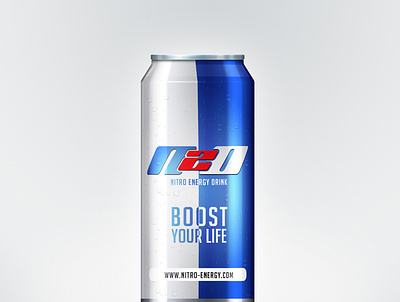 N20: Nitro Energy Drink (Alt 2) branding design