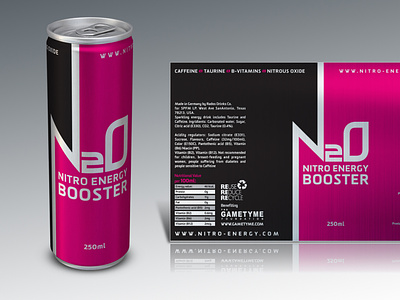N20: Nitro Energy Drink (Pink)