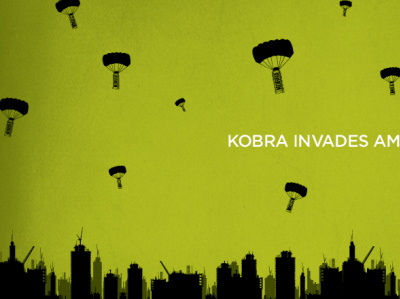Kobra Invades America branding design