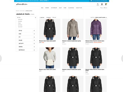 Eddie Bauer: Category UI/UX (2)