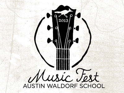 Music Fest Logo hand drawn logo typography
