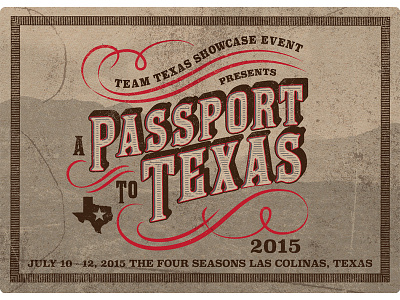 Passport To Texas Logo Postcard