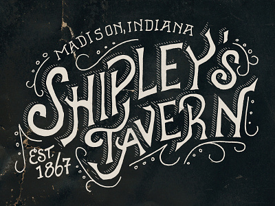 Shipley's Tavern Lettering