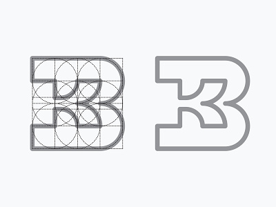 Logo "KB" And Line Guide