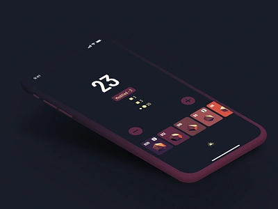 Twilight Dice app color dice ios iphone mac mobile mobile ui