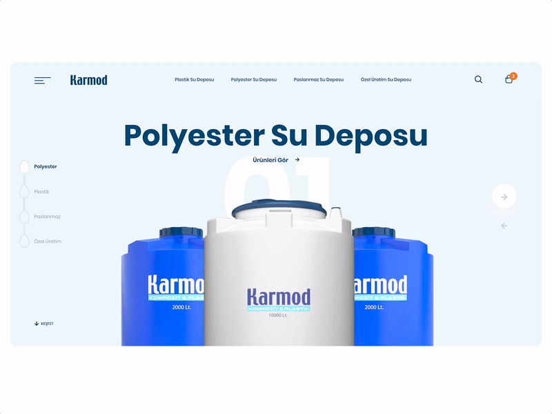 water tank slider adobe animation branding design minimal photoshop ui ux web website