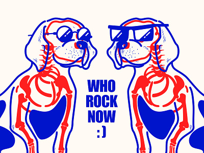 WHO ROCK? illustration ui