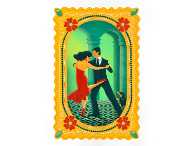Tango Illustration character design couple dance dancing illustration tango