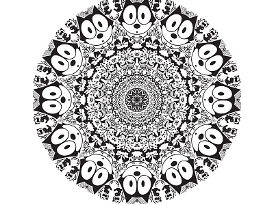 Felix The Cat Mandala