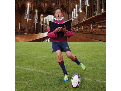 Advertising Campaign for an Independant School advertising campaign ideas music photography rugby sports